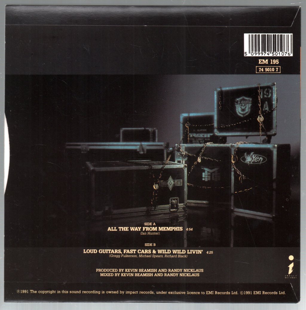 Contraband (Us Rock Group) - All The Way From Memphis - 7 Inch