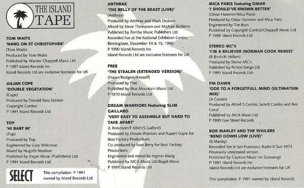 Various - Island Tape - Cassette