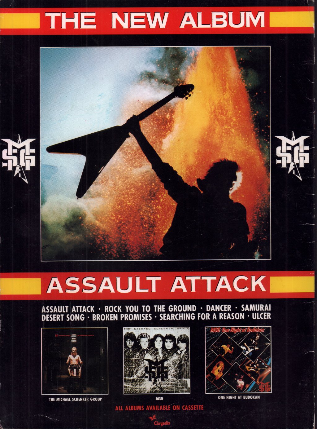Michael Schenker Group - Assault Attack - Tour Programme
