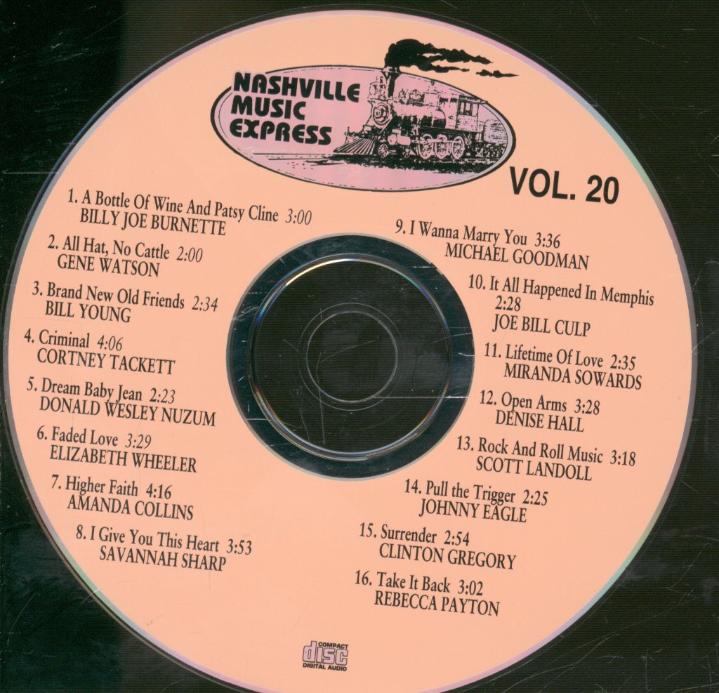 Nashville Music Express - Volume Twenty - Cd