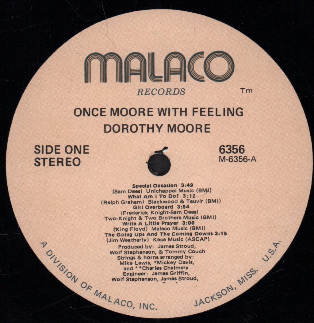 Dorothy Moore - Once Moore With Feeling - Lp