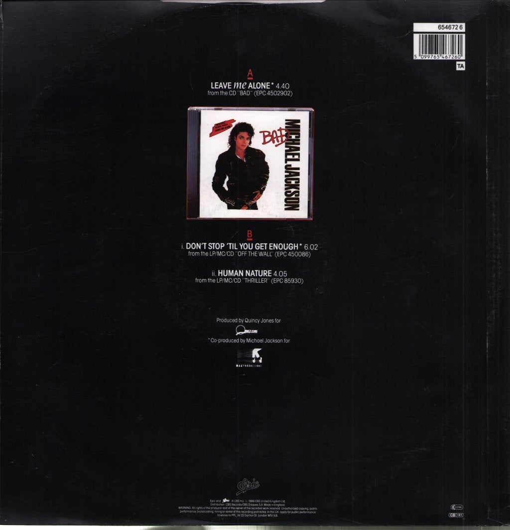 Michael Jackson - Leave Me Alone - 12 Inch