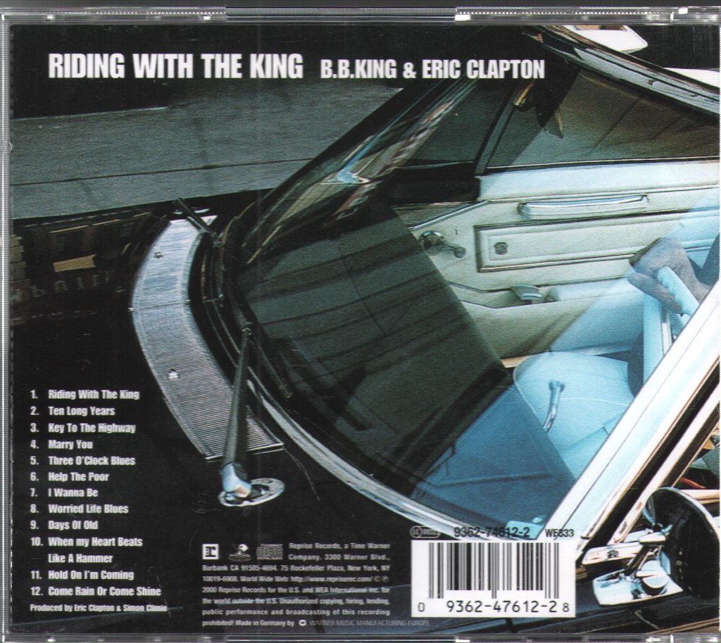 B.B. King And Eric Clapton - Riding With The King - Cd