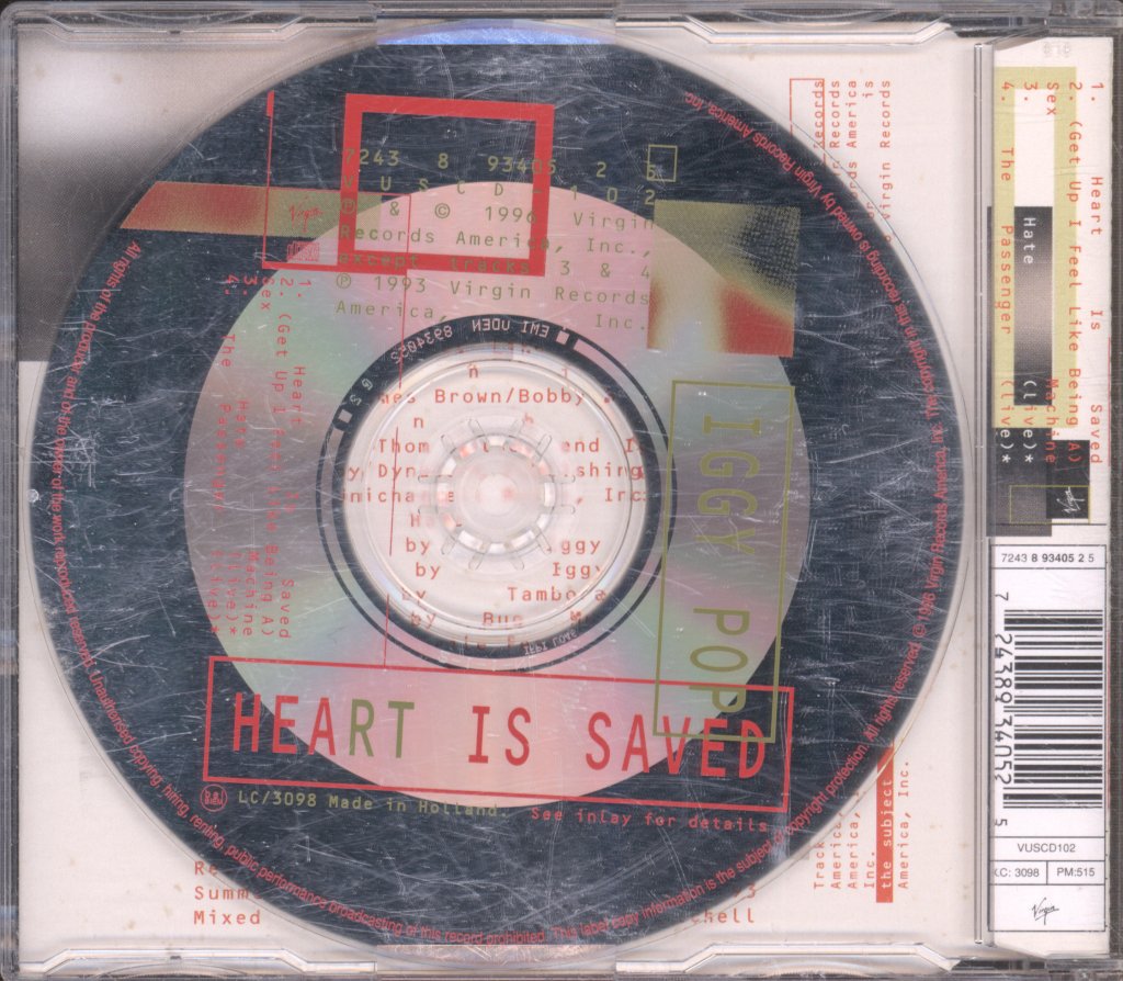Iggy Pop - Heart Is Saved - Cd