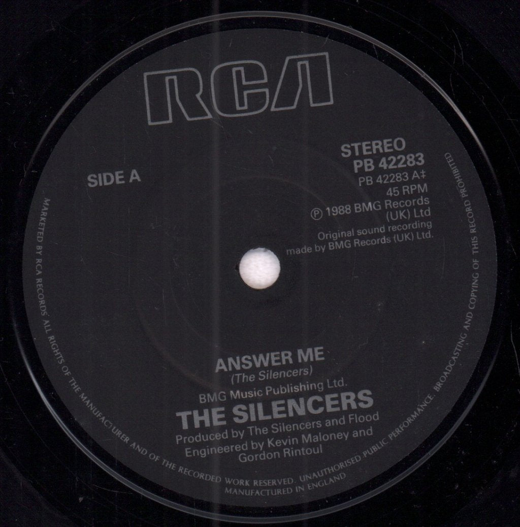 Silencers - Answer Me - 7 Inch