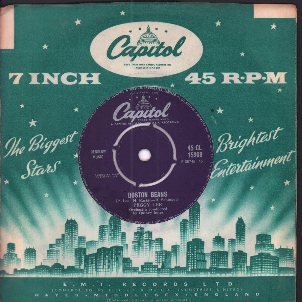 Peggy Lee - Yes Indeed - 7 Inch