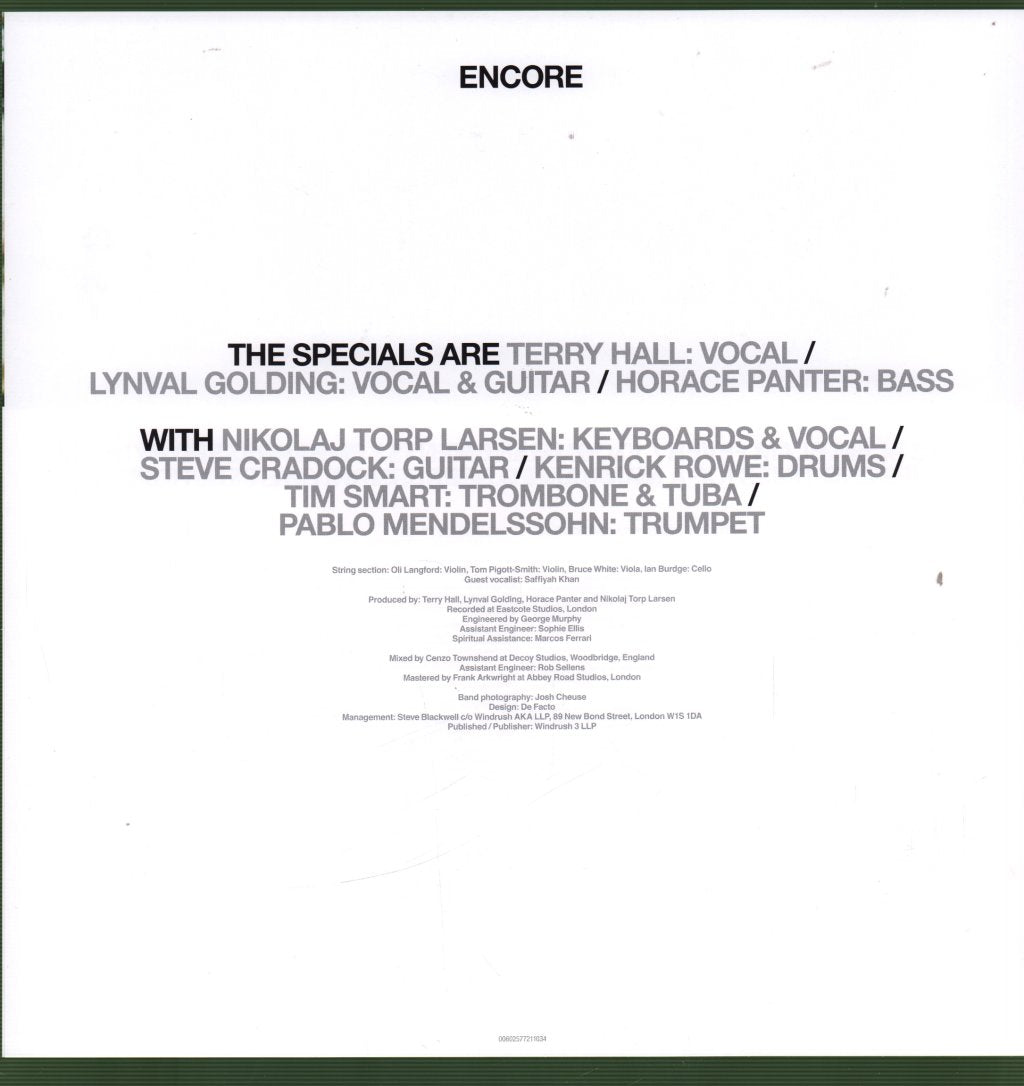 Specials - Encore - Lp