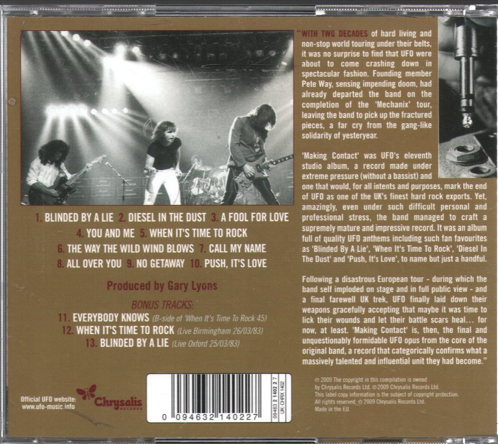 UFO - Making Contact - Cd