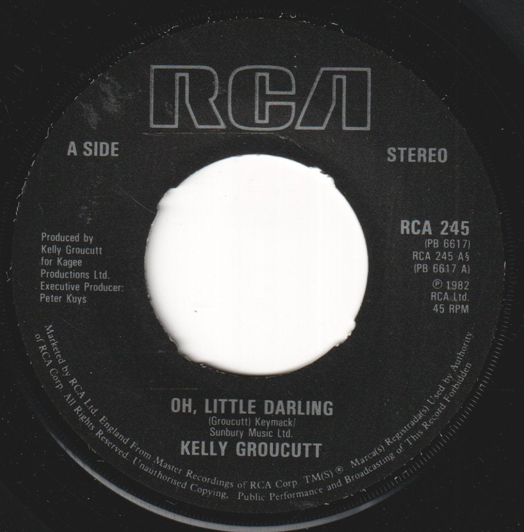 Kelly Groucutt - oh Little Darling - 7 Inch