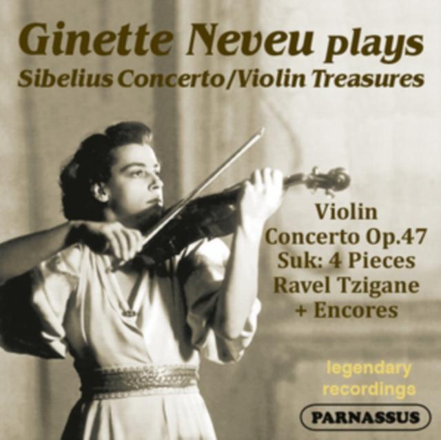 Ginette Neveu - Ginette Neveu Plays Sibelius Concerto & Violin Treasures - Cd