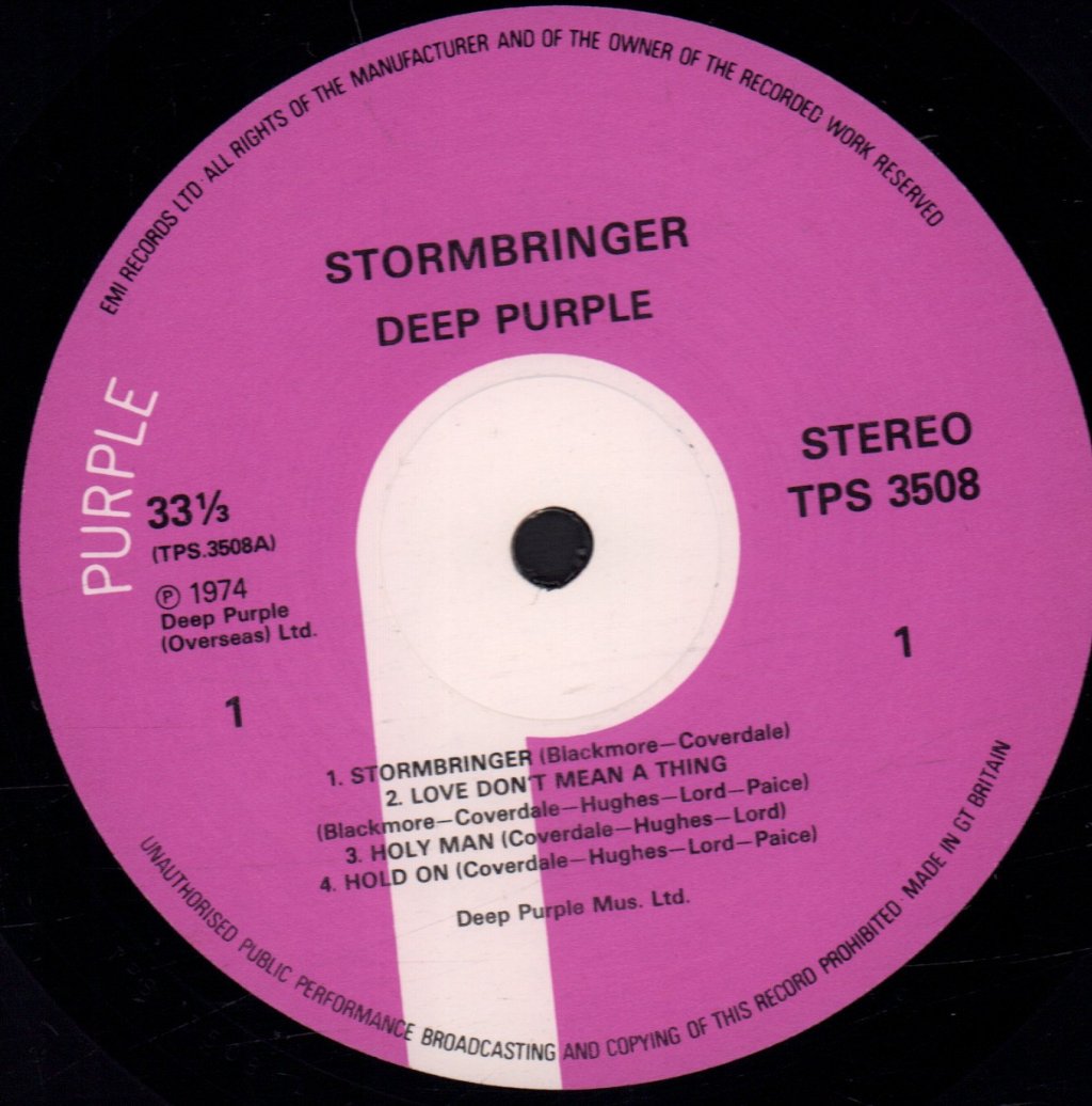 Deep Purple - Stormbringer - Lp