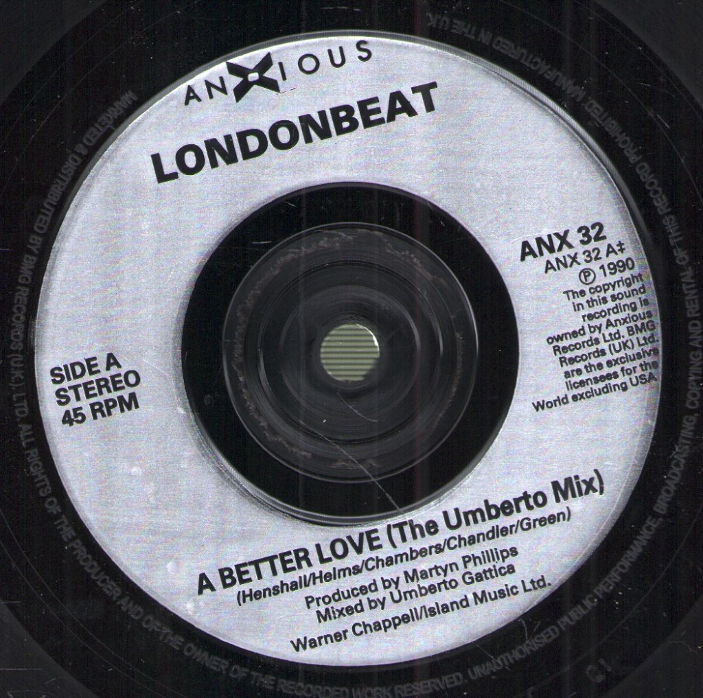 Londonbeat - A Better Love - 7 Inch