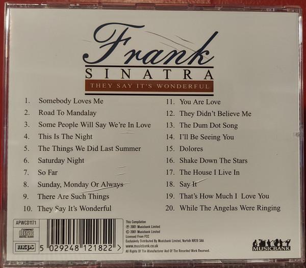 Frank Sinatra - They Say It's Wonderful - Cd