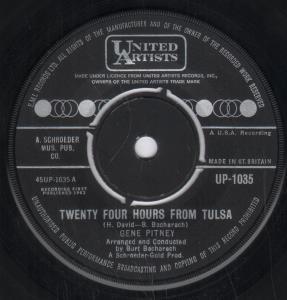 Gene Pitney - Twenty Four Hours From Tulsa - 7 Inch