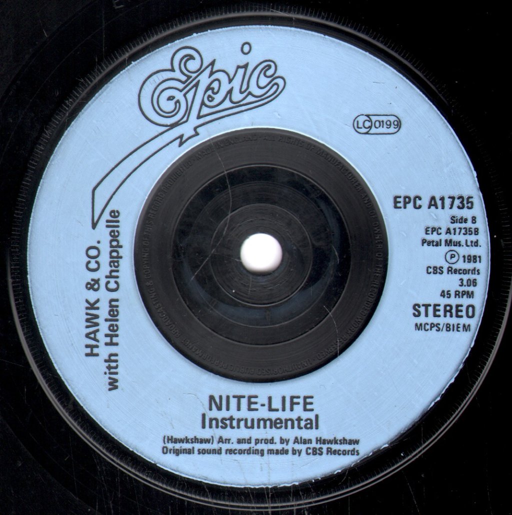 Hawk And Co With Helen Chappelle - Nite-Life - 7 Inch