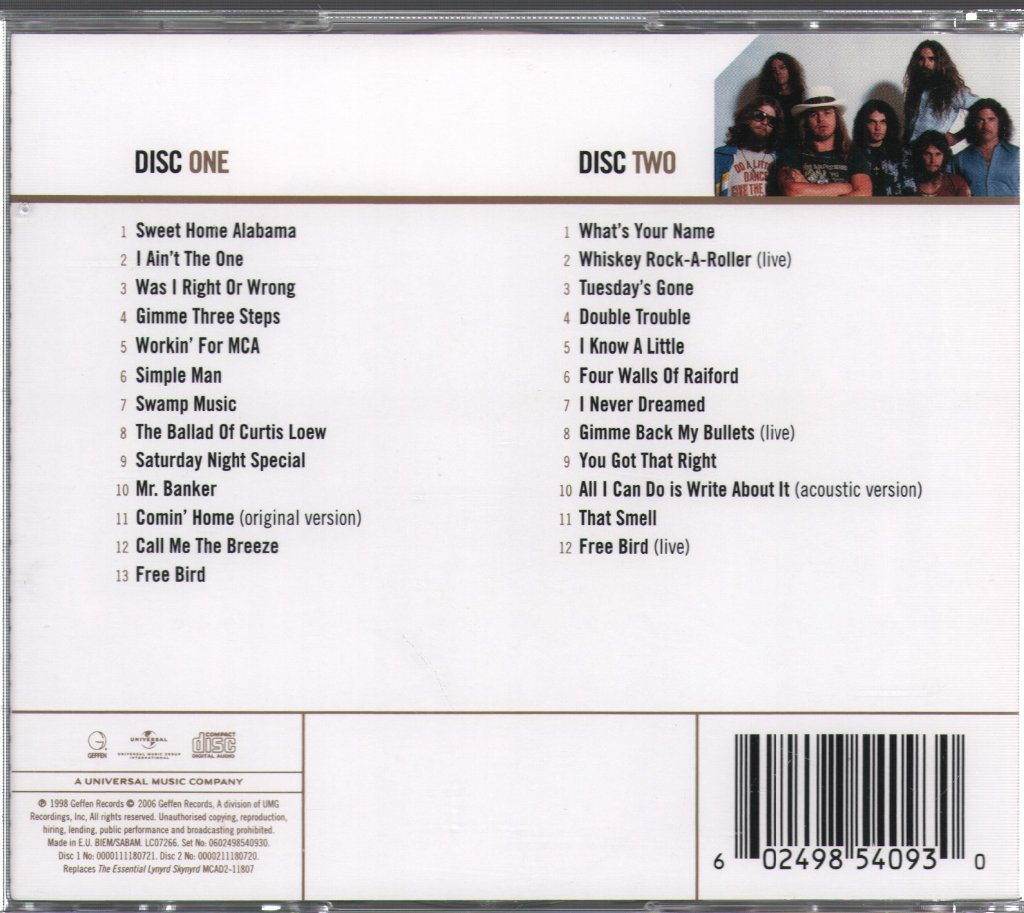 Lynyrd Skynyrd - Gold - Double Cd