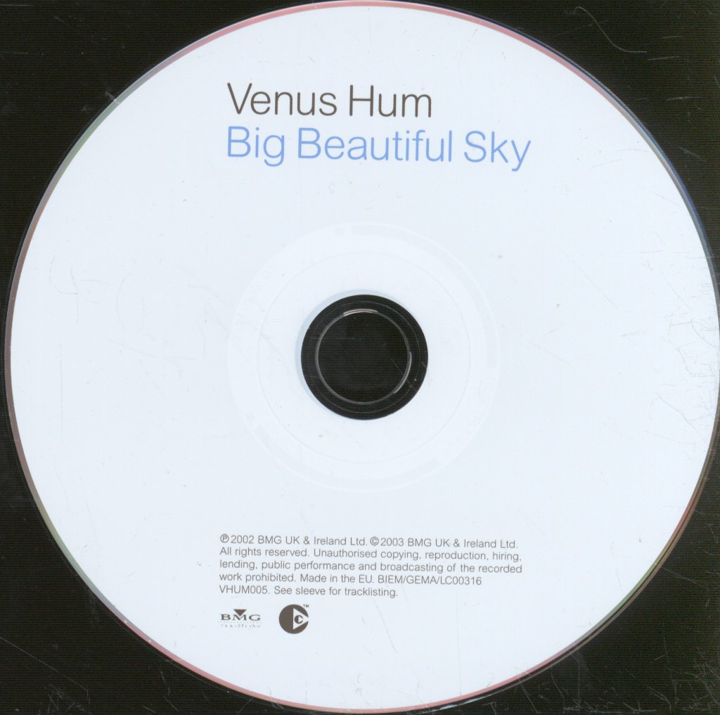 Venus Hum - Big Beautiful Sky - Cd