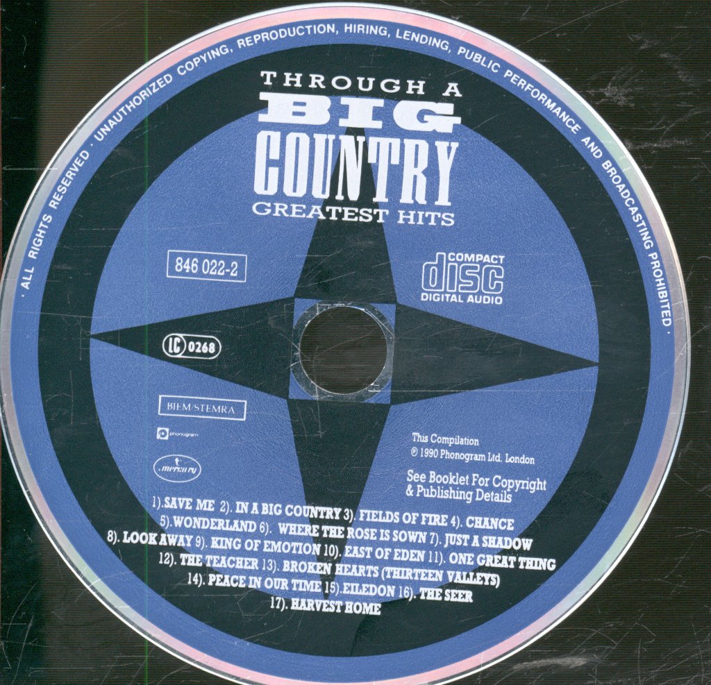 Big Country - Through A Big Country - Cd