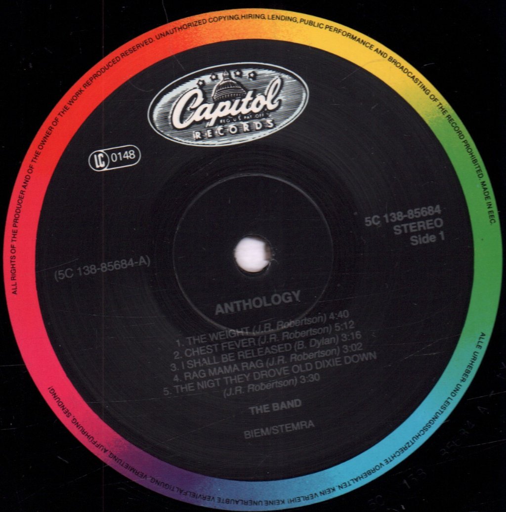 Band - Anthology - Double Lp