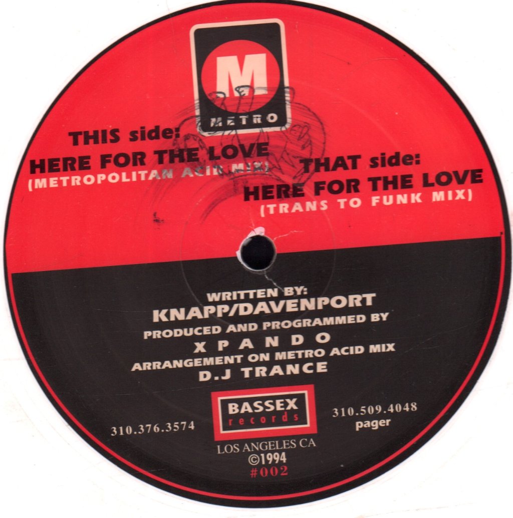 Metro L.A. - Here For The Love - 12 Inch