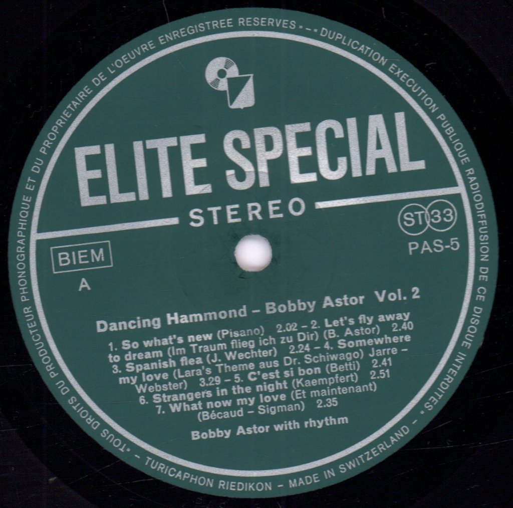 Bobby Astor - Dancing Hammond Vol.2 - Lp