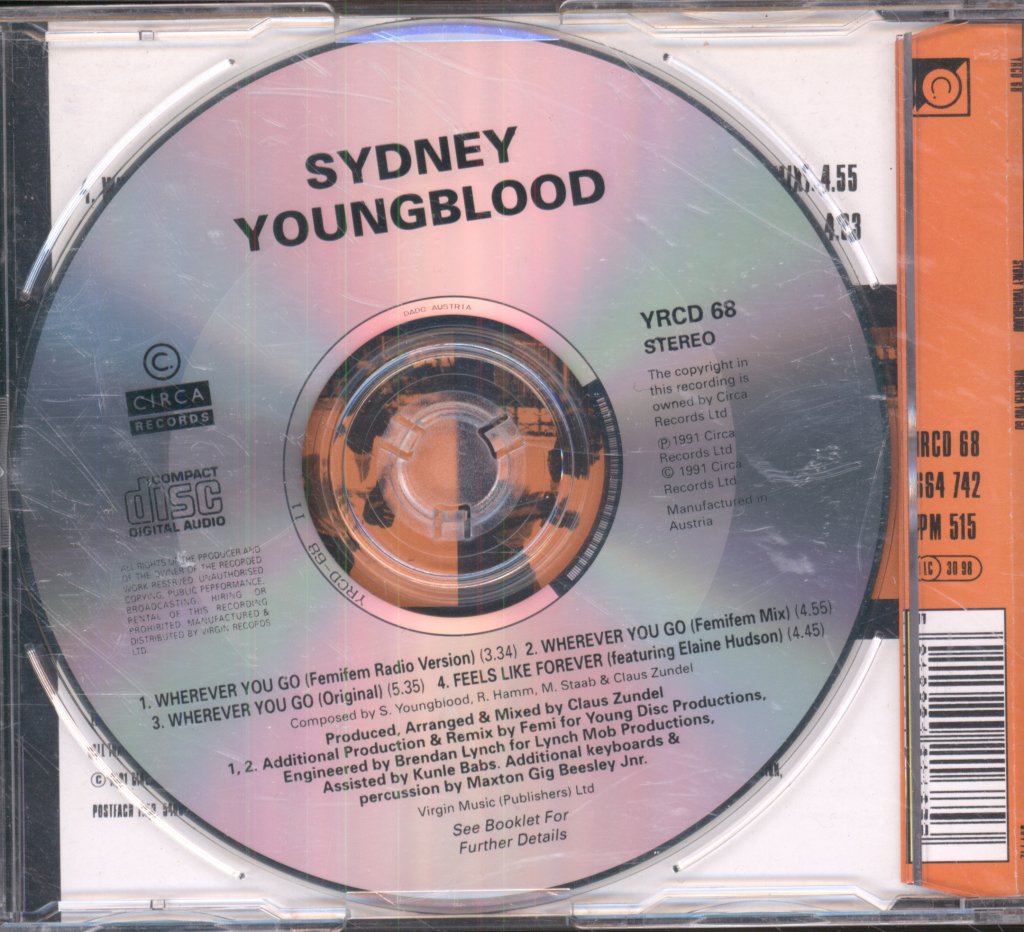 Sydney Youngblood - Wherever You Go - Cd
