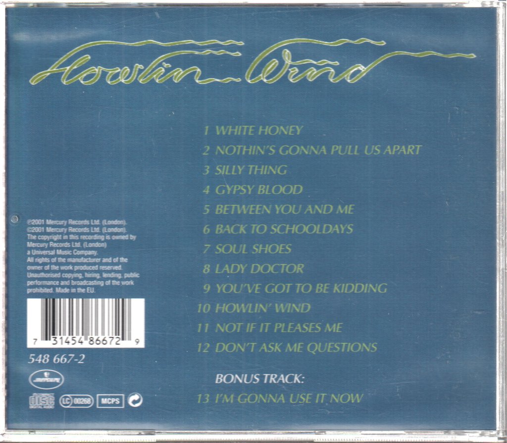 Graham Parker - Howlin Wind - Cd