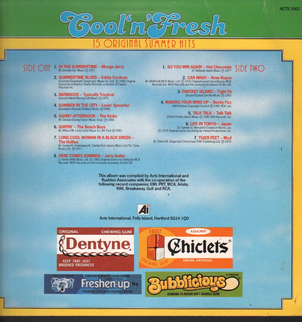 Various Artists - Cool 'N' Fresh - Lp