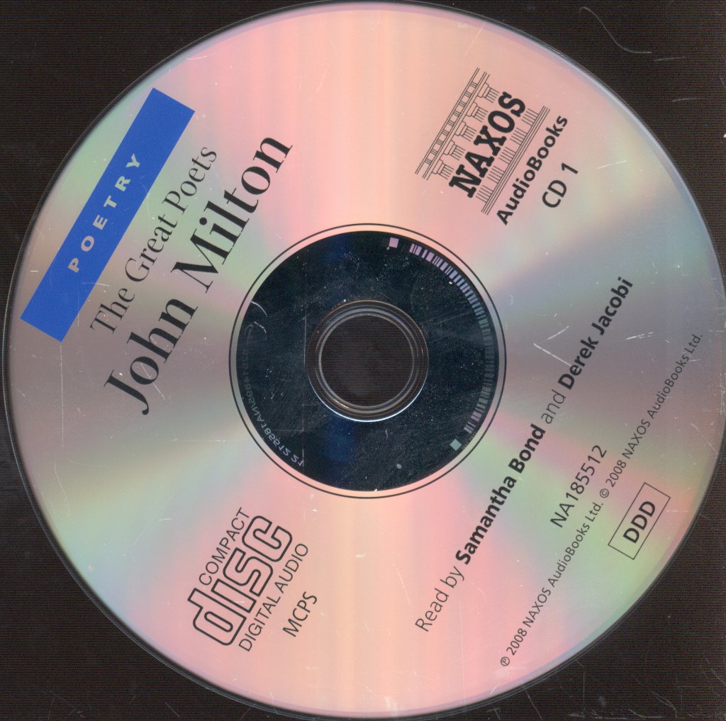 Samantha Bond / Derek Jacobi - Samantha Bond / Derek Jacobi Great Poets John Milton - Cd
