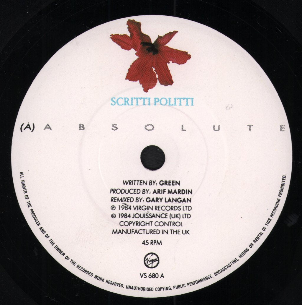 Scritti Politti - Absolute - 7 Inch