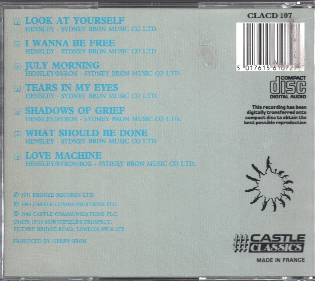 Uriah Heep - Look At Yourself - Cd