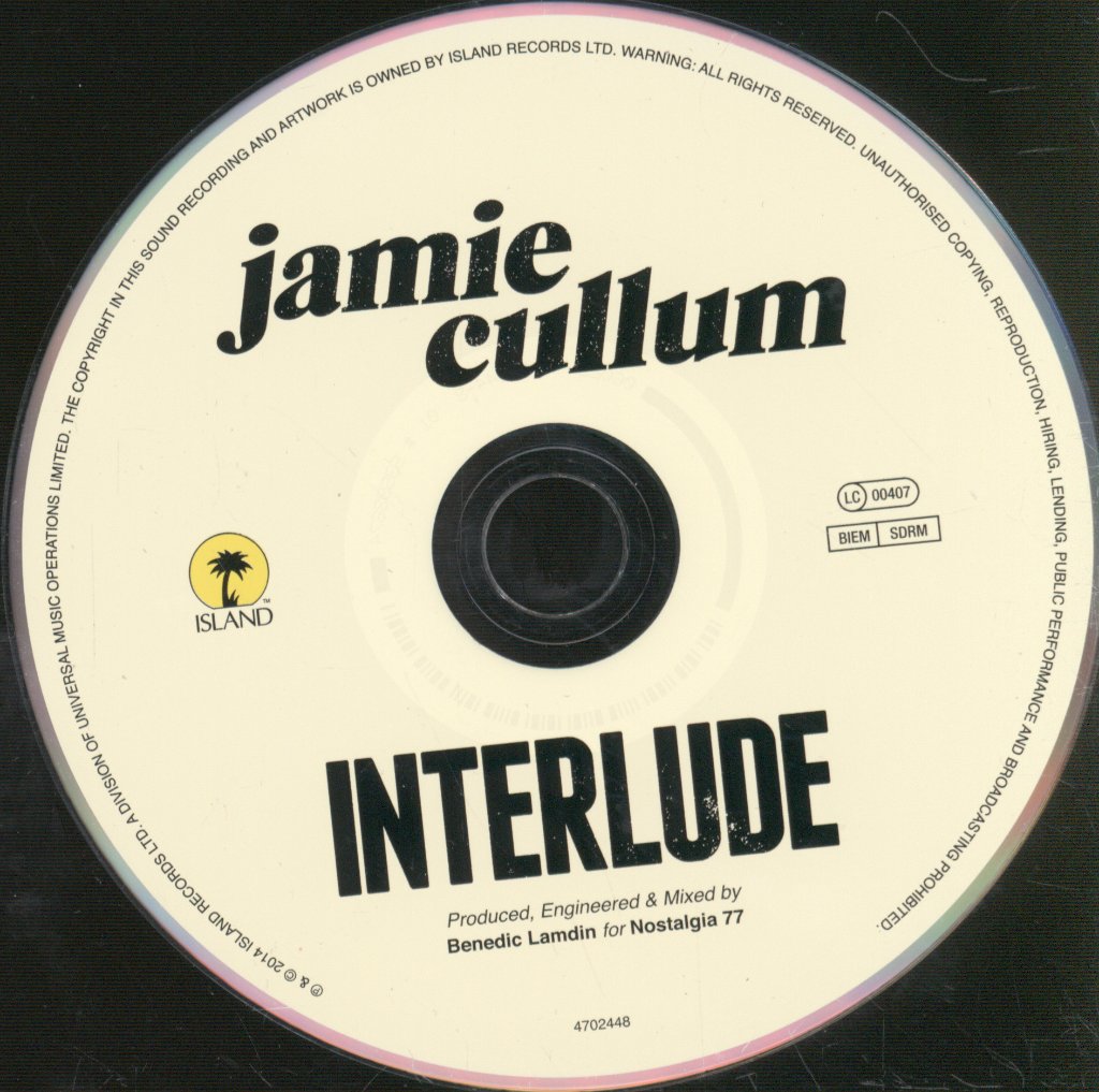 Jamie Cullum - Interlude - Cd