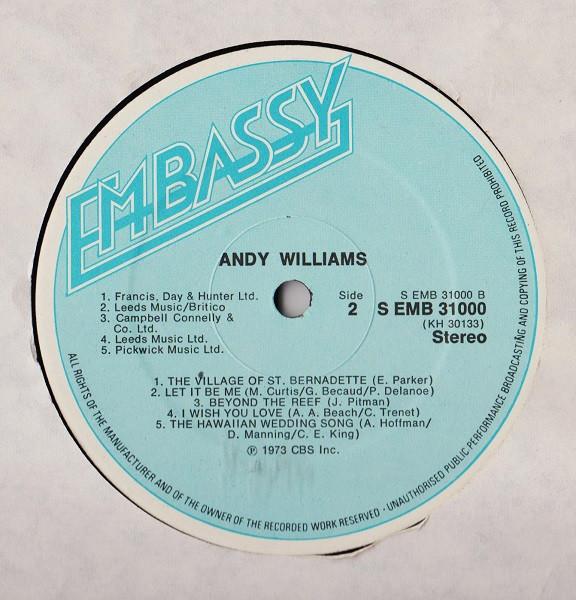 Andy Williams - Andy Williams - Lp