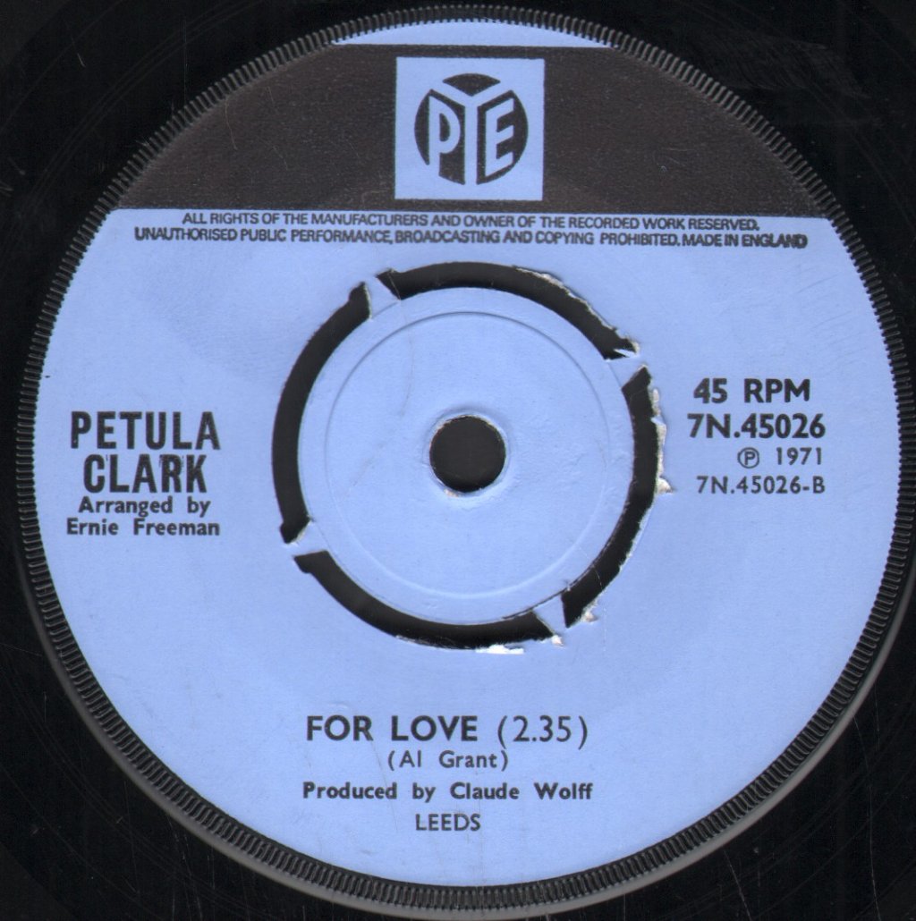 Petula Clark - Song Of My Life - 7 Inch