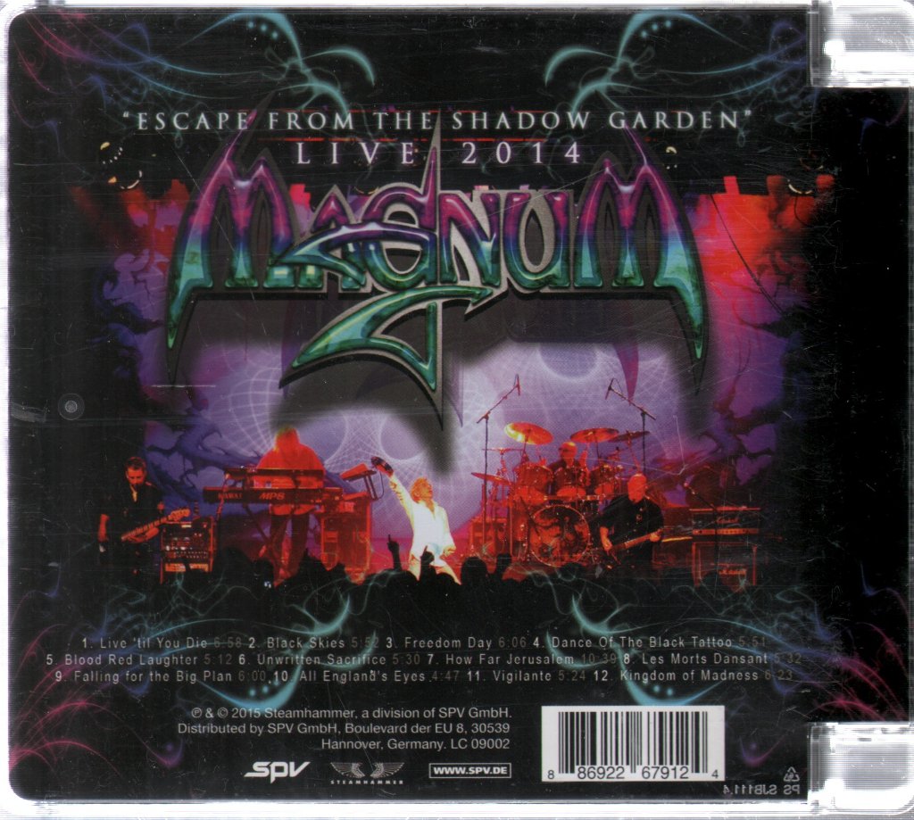 Magnum - Escape From The Shadow Garden - Live 2014 - Cd