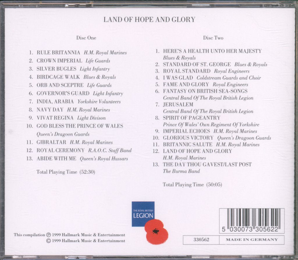 Various Artists - Land Of Hope and Glory - Double Cd