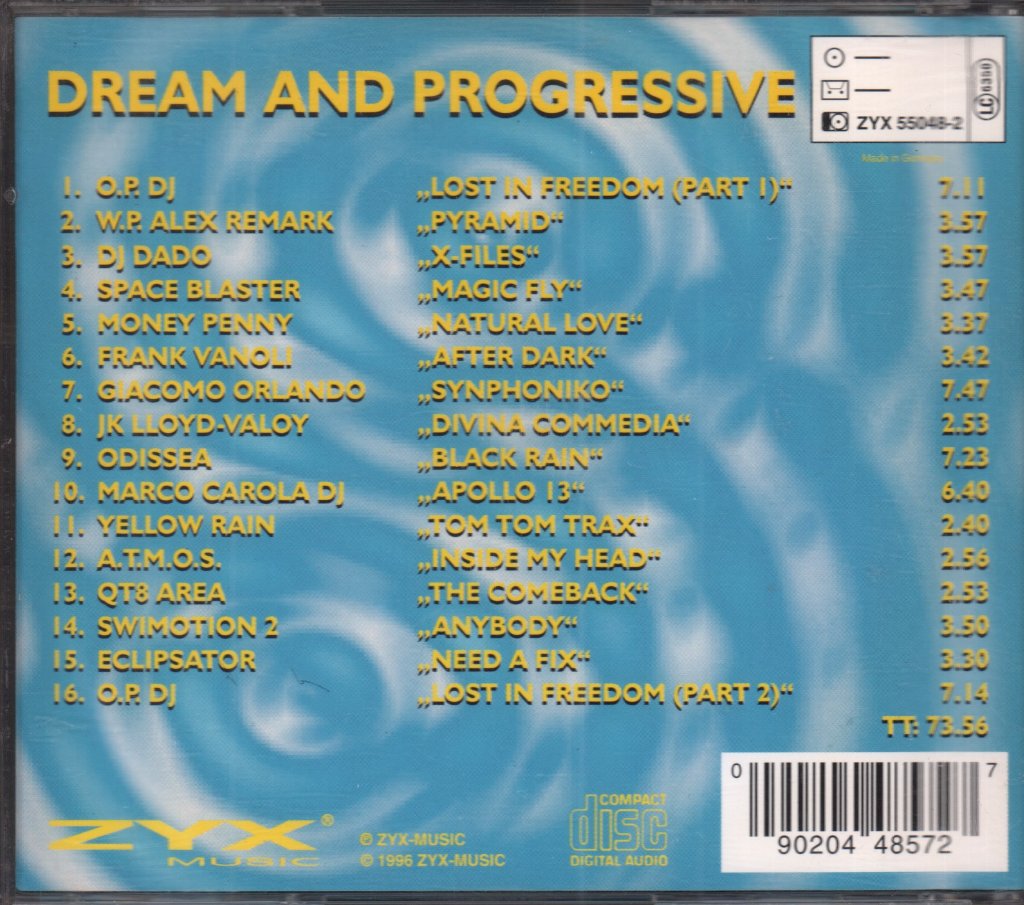 Various Artists - Dream And Progressive - Cd