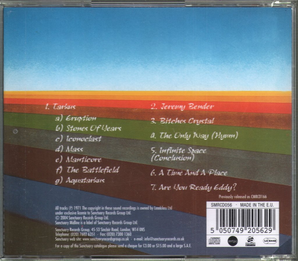 Emerson, Lake & Palmer - Tarkus - Cd