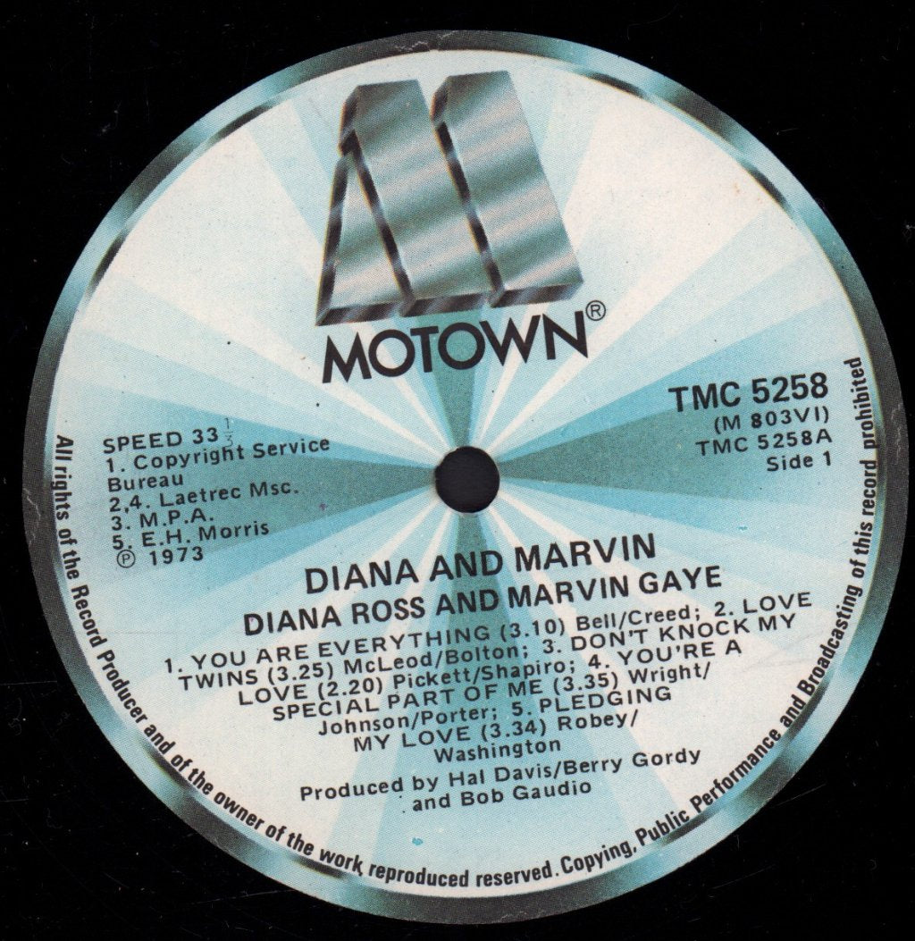 Diana Ross - Diana & Marvin - Lp