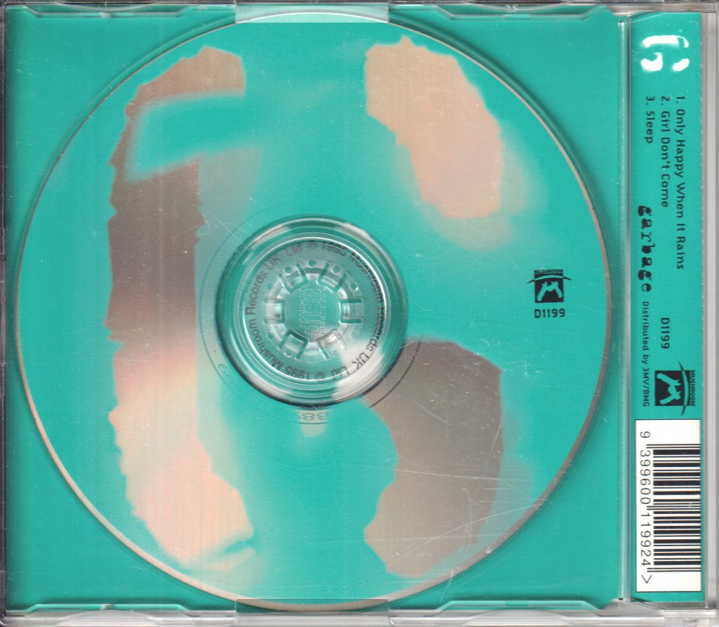 Garbage - Only Happy When It Rains - Cd