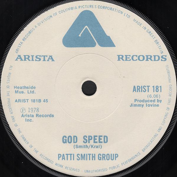Patti Smith Group - Because The Night - 7 Inch
