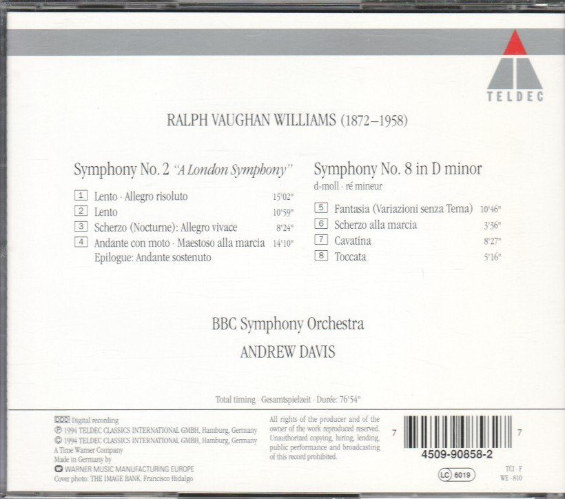 Andrew Davis - Symphonies Nos. 2 & 8 - Cd