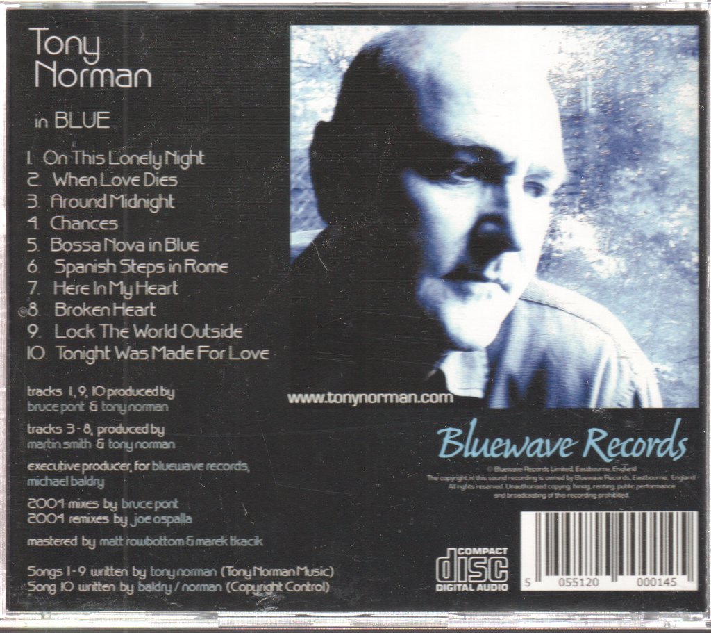 Tony Norman - In Blue - Cd