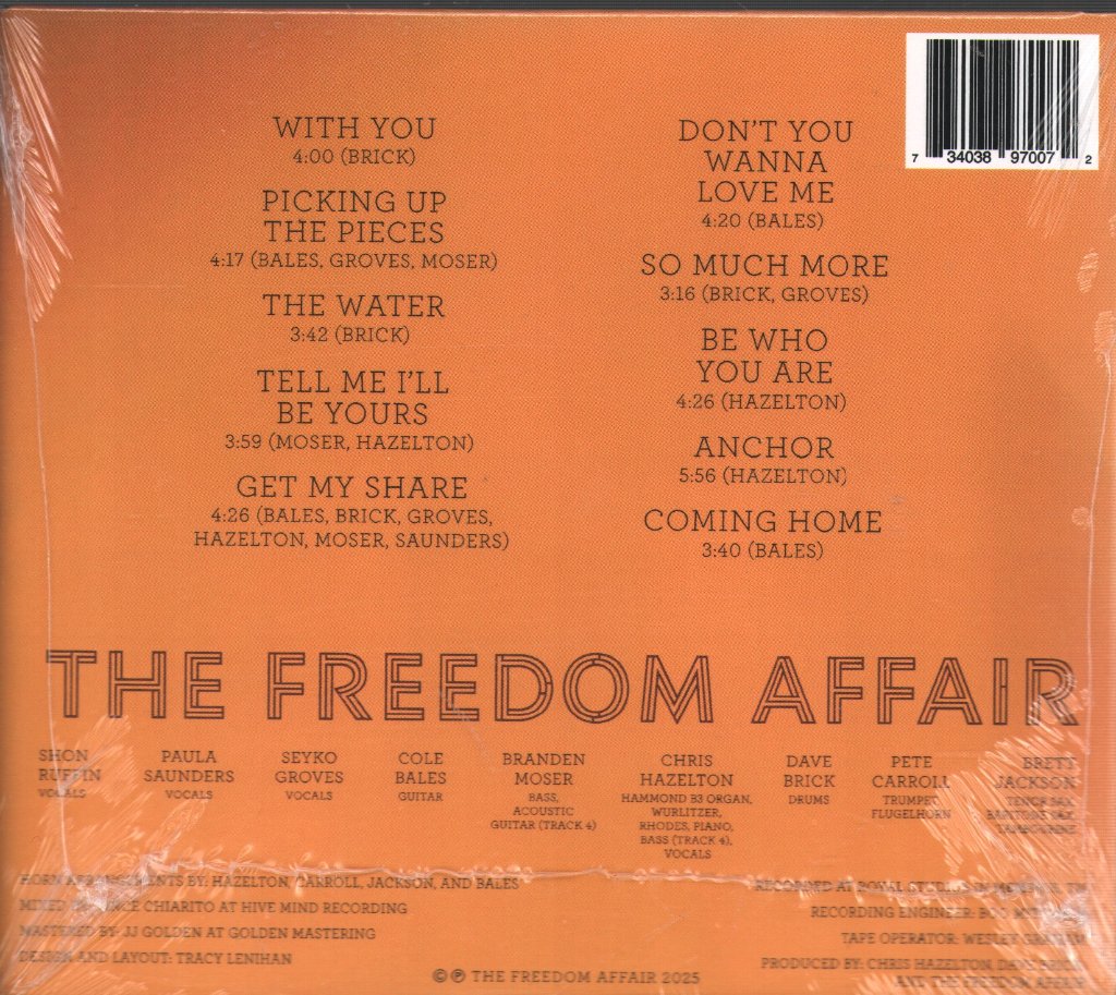 Freedom Affair - Freedom Affair - Cd