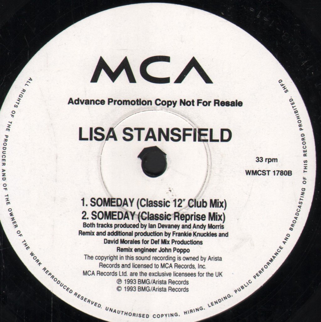 Lisa Stansfield - In All The Right Places - 12 Inch