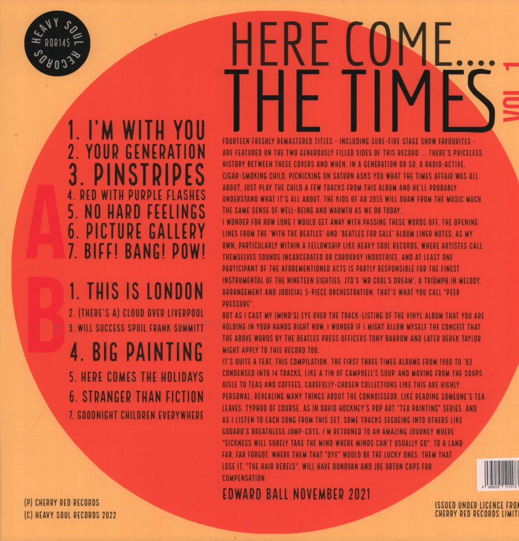 Times - Here Come...The Times Vol. 1 - Lp
