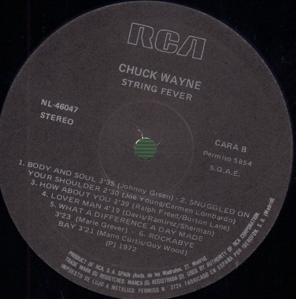Chuck Wayne - String Fever - Lp