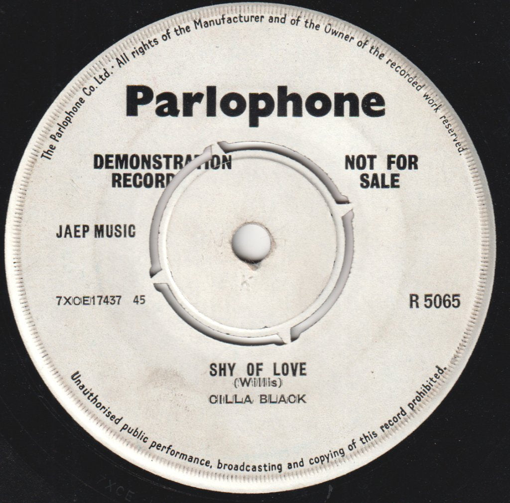 Cilla Black - Love Of The Loved - 7 Inch