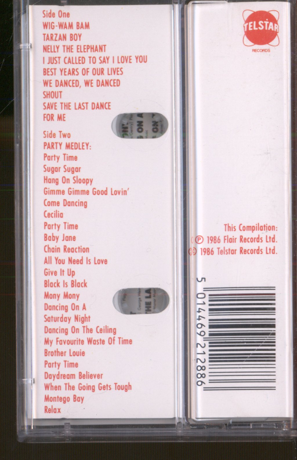 Black Lace - Party Crazy (30 Great Party Icebreakers) - Cassette