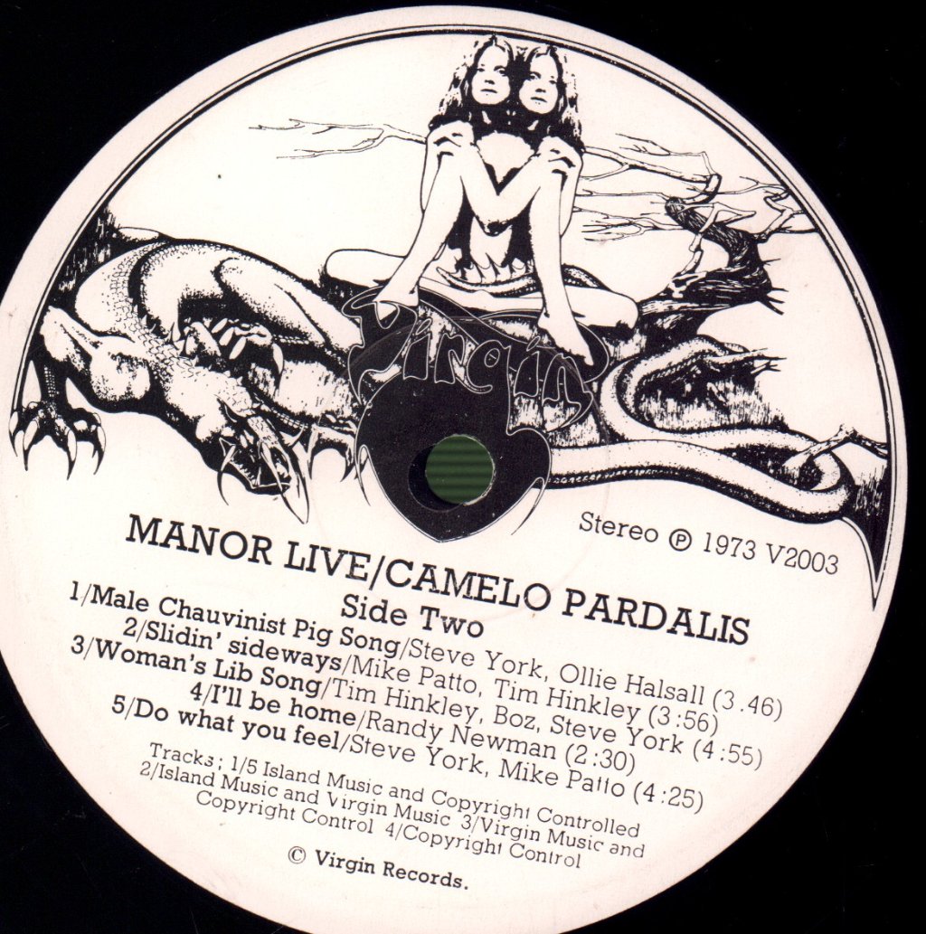 Steve York's Camelo Pardalis - Manor Live - Lp